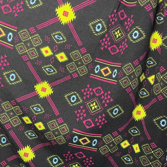 Bright Geometric Lularoe Madison Skirt - Picture 6 of 9